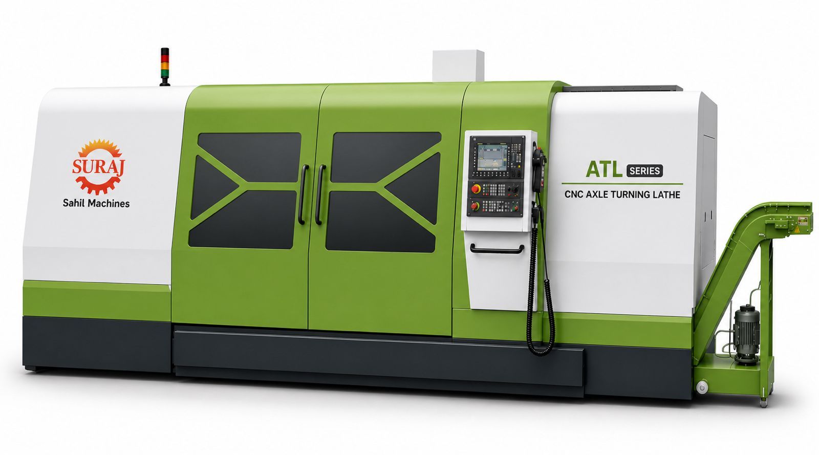 ATL Series CNC Axle Turning Lathe