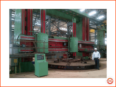 CNC VTL 5000 Ram Type Vertical Turning Lathe