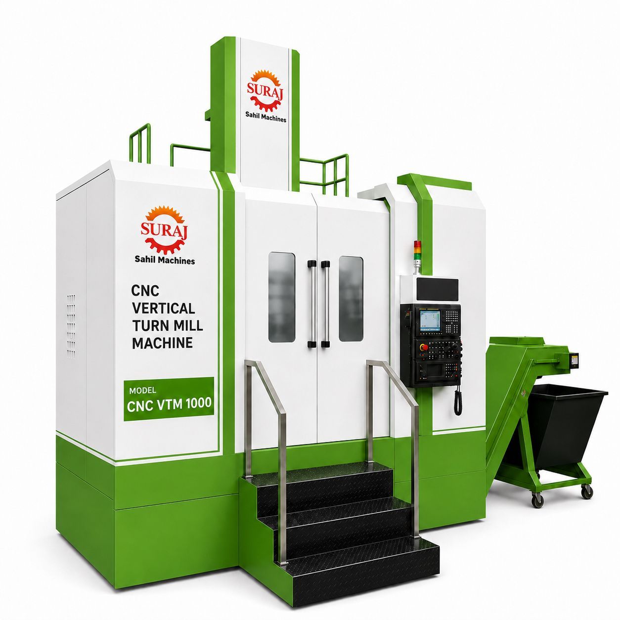 CNC VTM 1000 Ram Type Vertical Turn Mill Machine