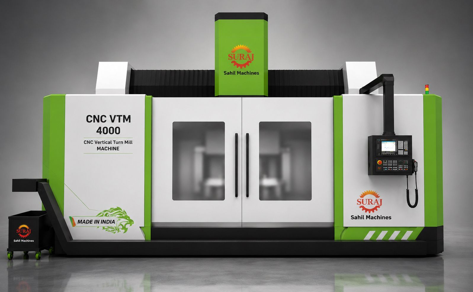 CNC VTM 4000 Ram Type Vertical Turn Mill Machine