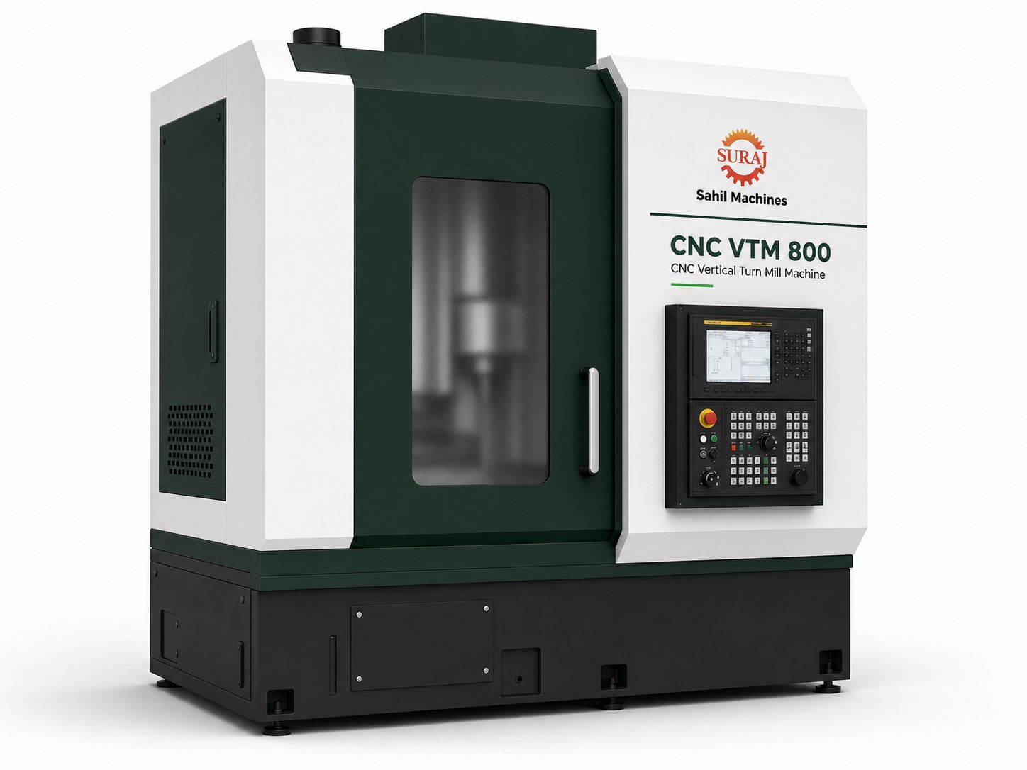CNC VTM 800 Turret Type Vertical Turn Mill Machine