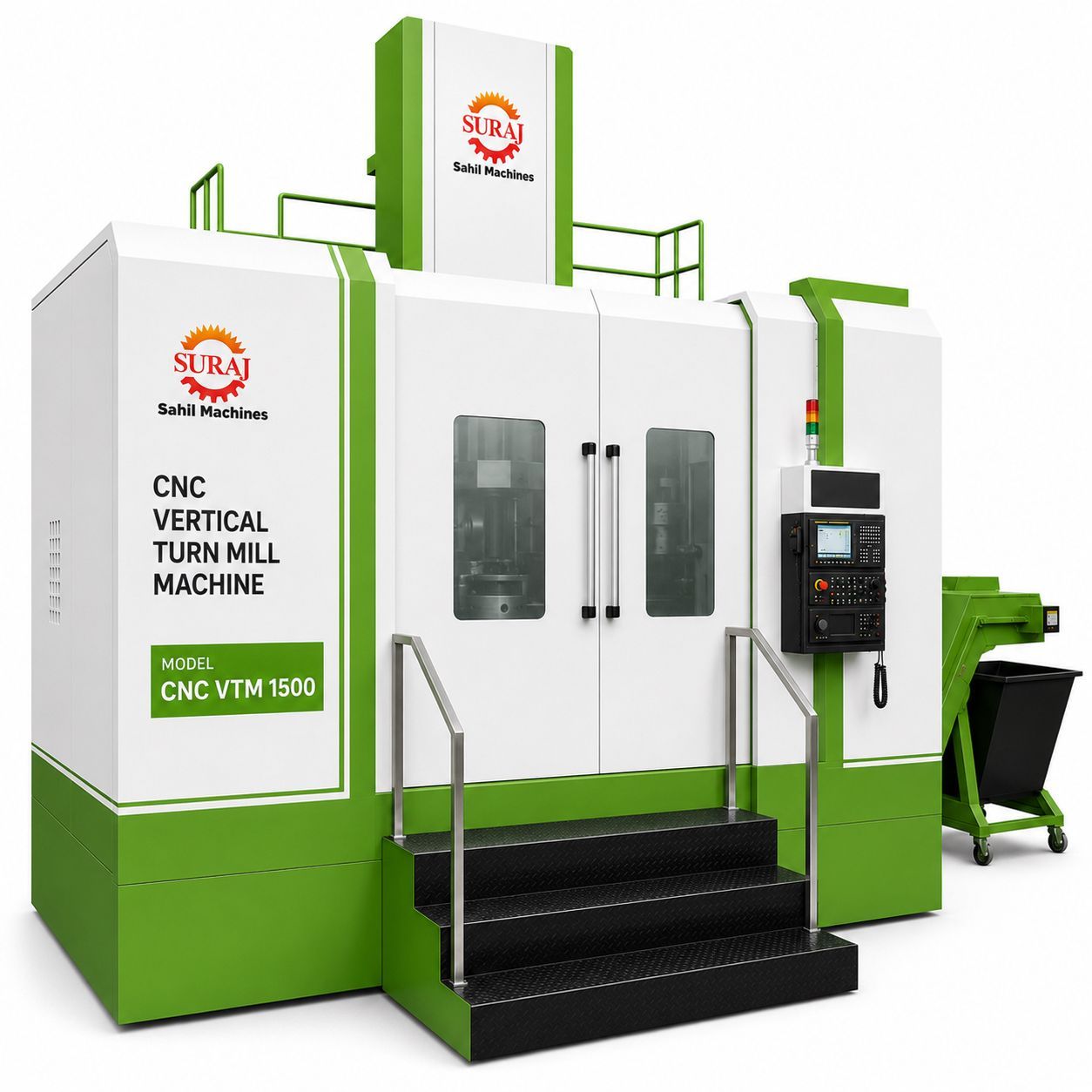 CNC VTM 1500 Vertical Turn Mill Machine