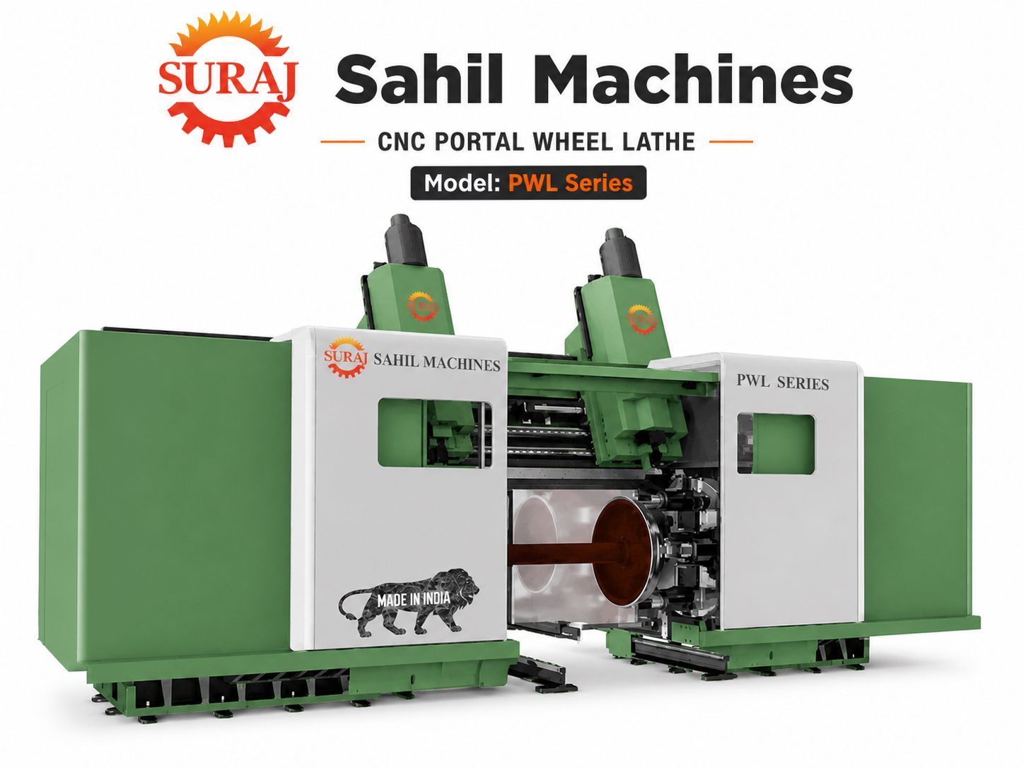CNC Portal Wheel Lathes