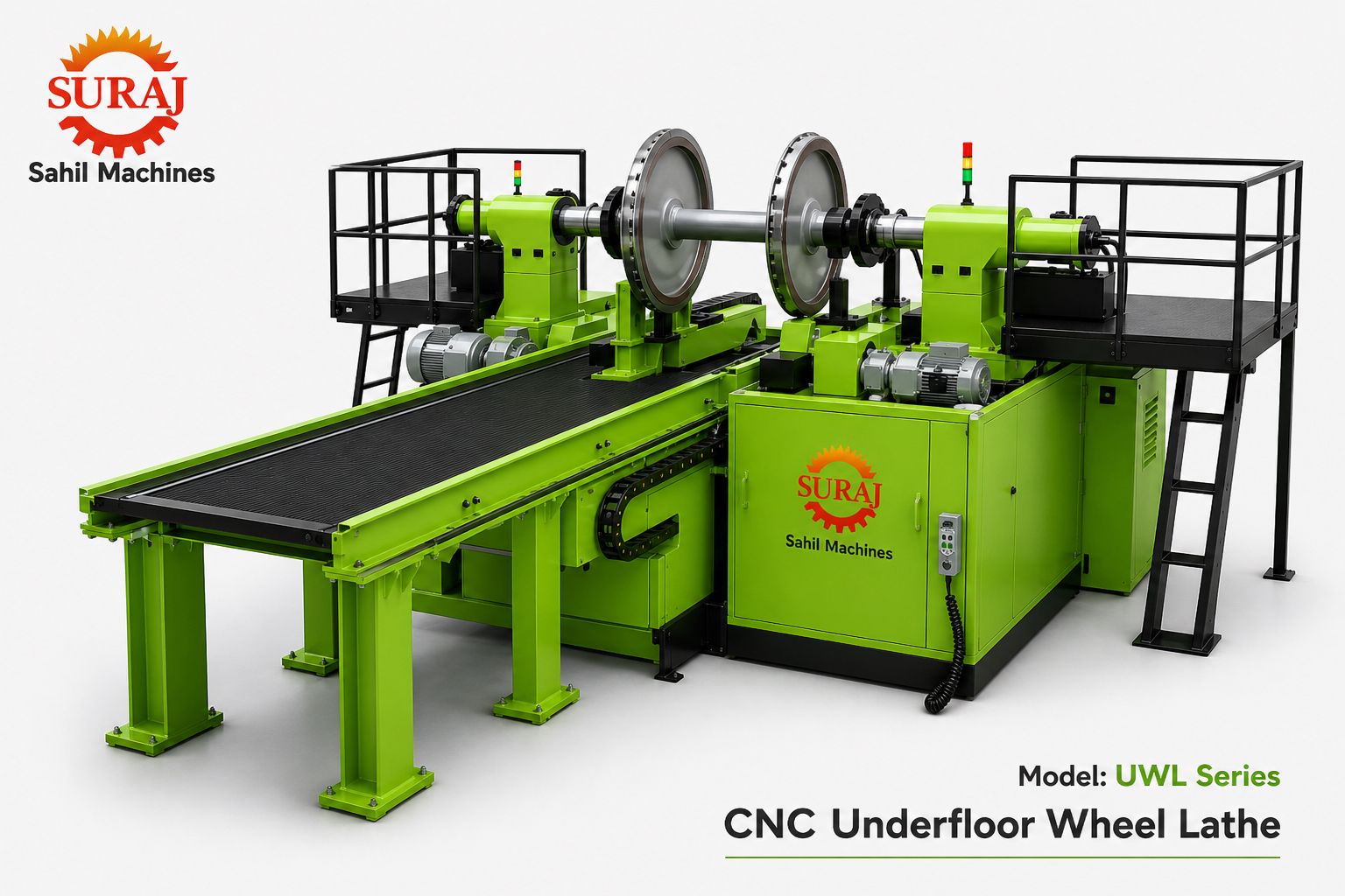 UWL Series CNC Underfloor Wheel Lathes